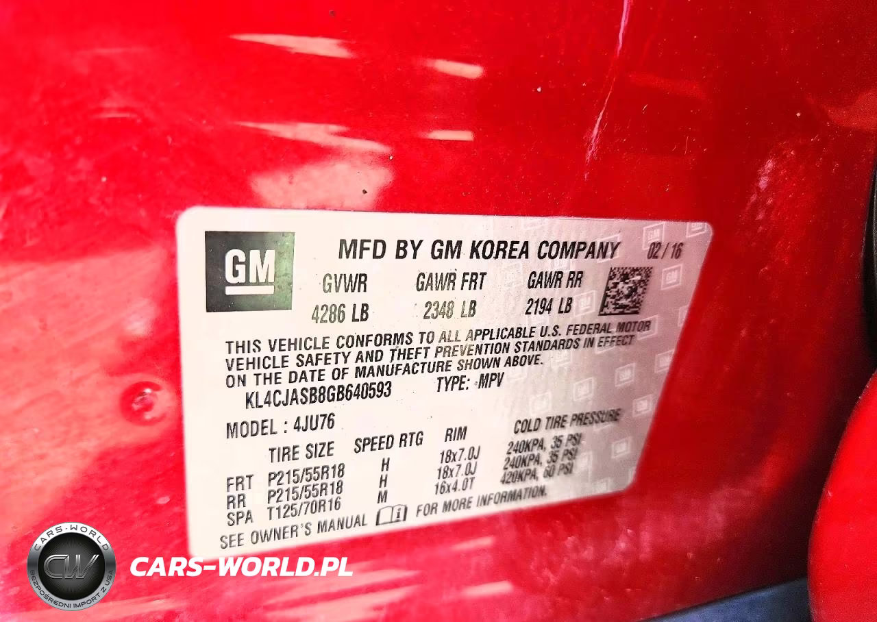 2016 Buick Encore VIN:KL4CJASB8GB640593 - 13