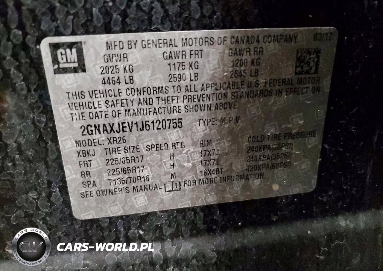2018 Chevrolet Equinox Lt VIN:2GNAXJEV1J6120755 - 13
