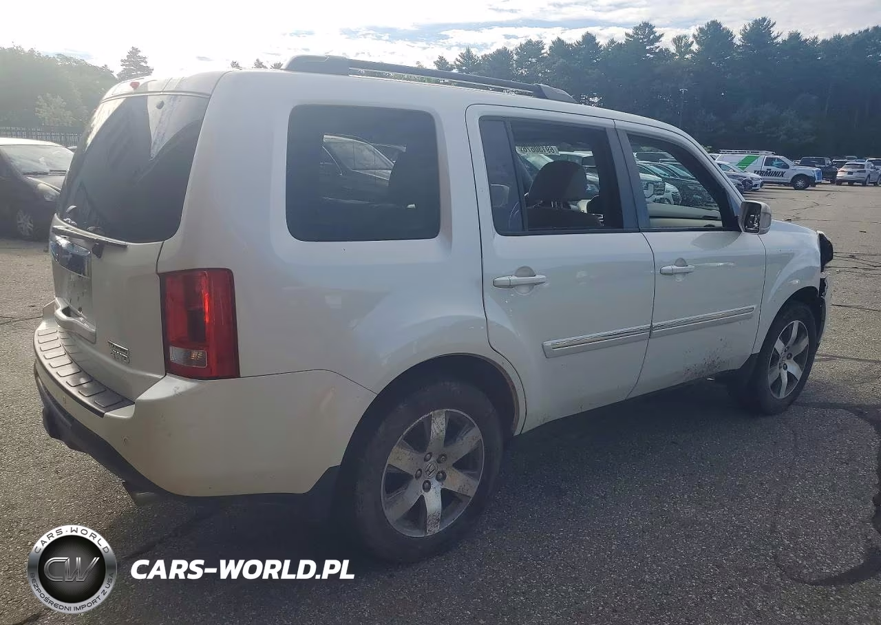 2014 Honda Pilot Touring VIN:5FNYF4H93EB051027 - 3