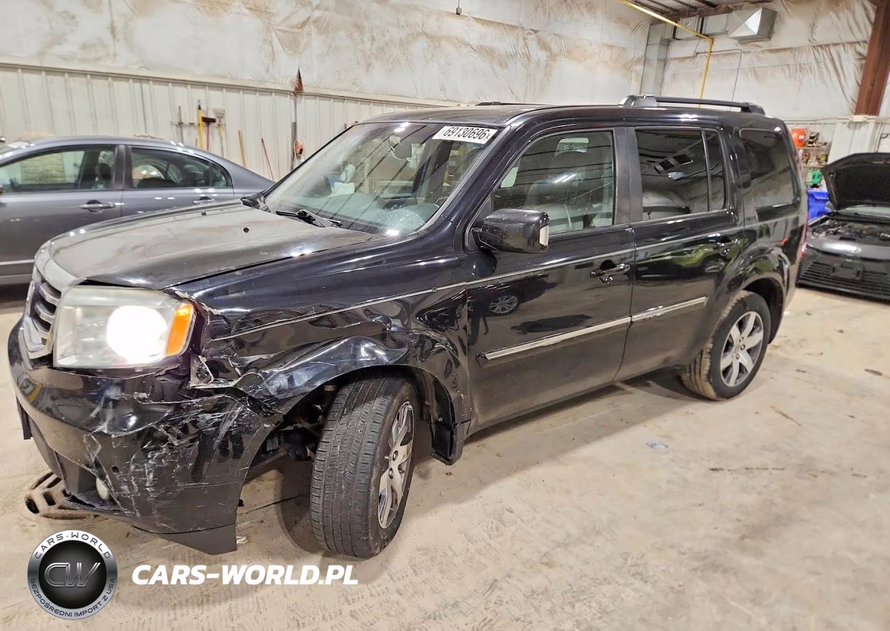 2013 Honda Pilot Touring VIN:5FNYF4H96DB022880 - 1
