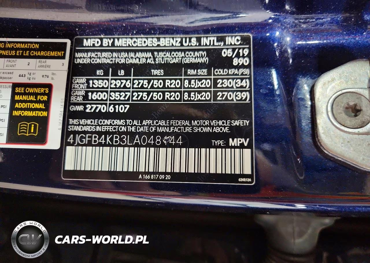 2020 Mercedes-Benz Gle 350 4Matic VIN:4JGFB4KB3LA048144 - 14
