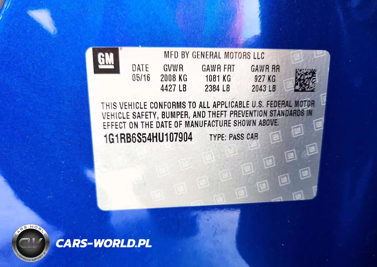 2017 Chevrolet Volt Premier VIN:1G1RB6S54HU107904 - 13