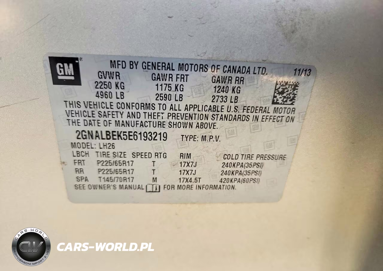 2014 Chevrolet Equinox Lt VIN:2GNALBEK5E6193219 - 13