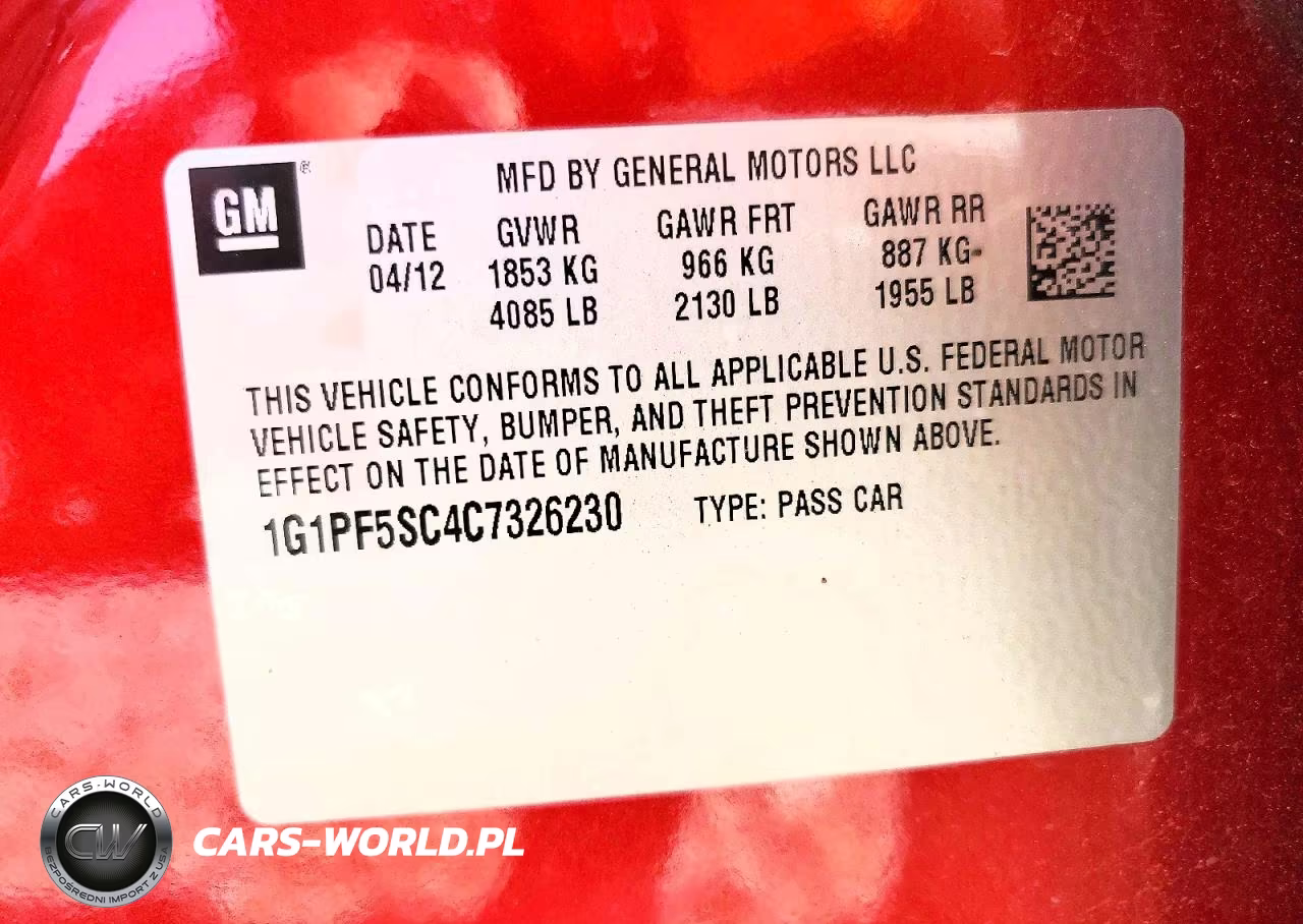 2012 Chevrolet Cruze Lt VIN:1G1PF5SC4C7326230 - 12