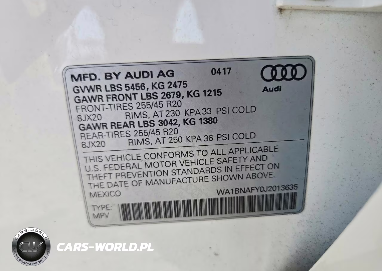 2018 Audi Q5 Premium Plus VIN:WA1BNAFY0J2013635 - 13