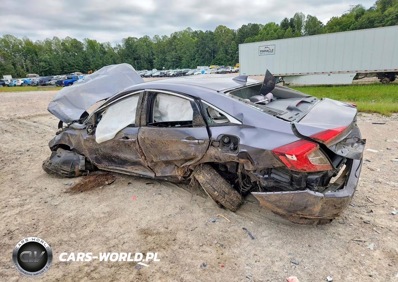 2018 Honda Civic Ex VIN:2HGFC2F74JH547630 - 2