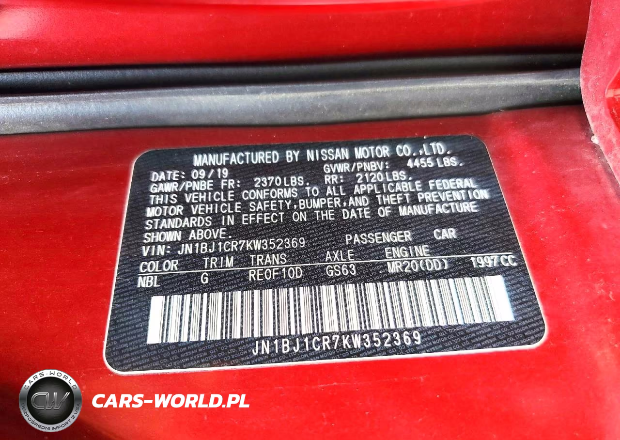 2019 Nissan Rogue Sport S VIN:JN1BJ1CR7KW352369 - 13