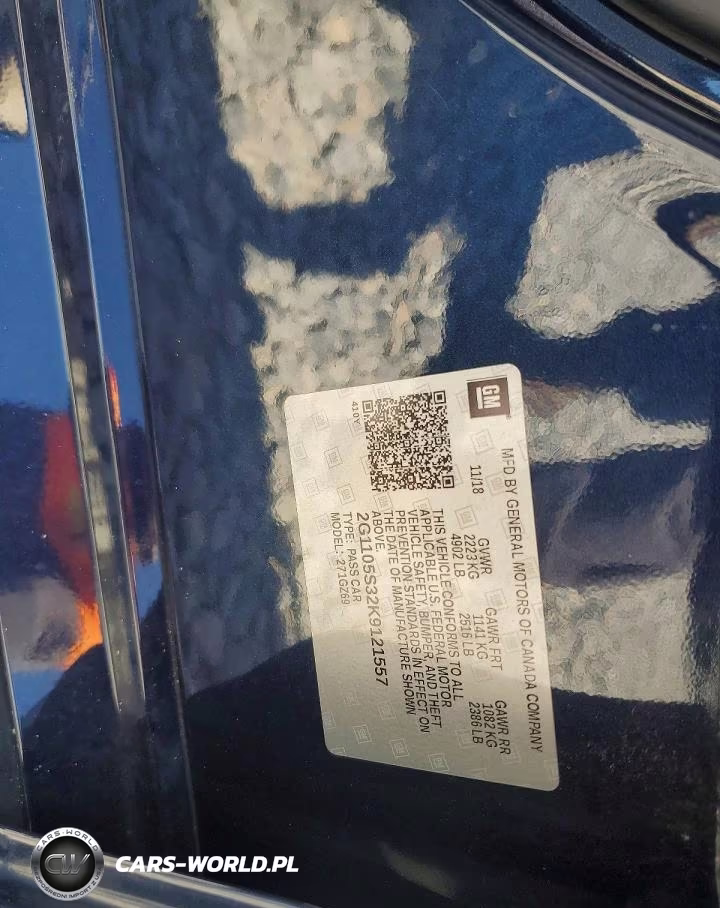2019 Chevrolet Impala Premier VIN:2G1105S32K9121557 - 12