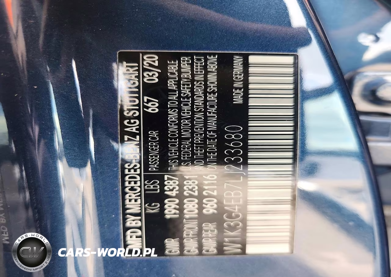2020 Mercedes-Benz A 220 VIN:W1K3G4EB7LJ233680 - 12