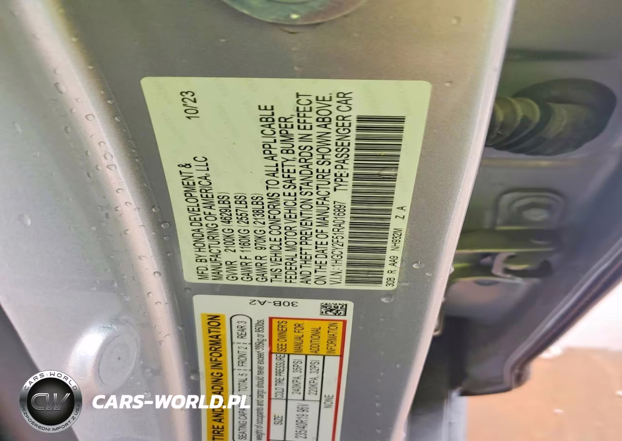 2024 Honda Accord Hybrid Sport VIN:1HGCY2F51RA016897 - 12