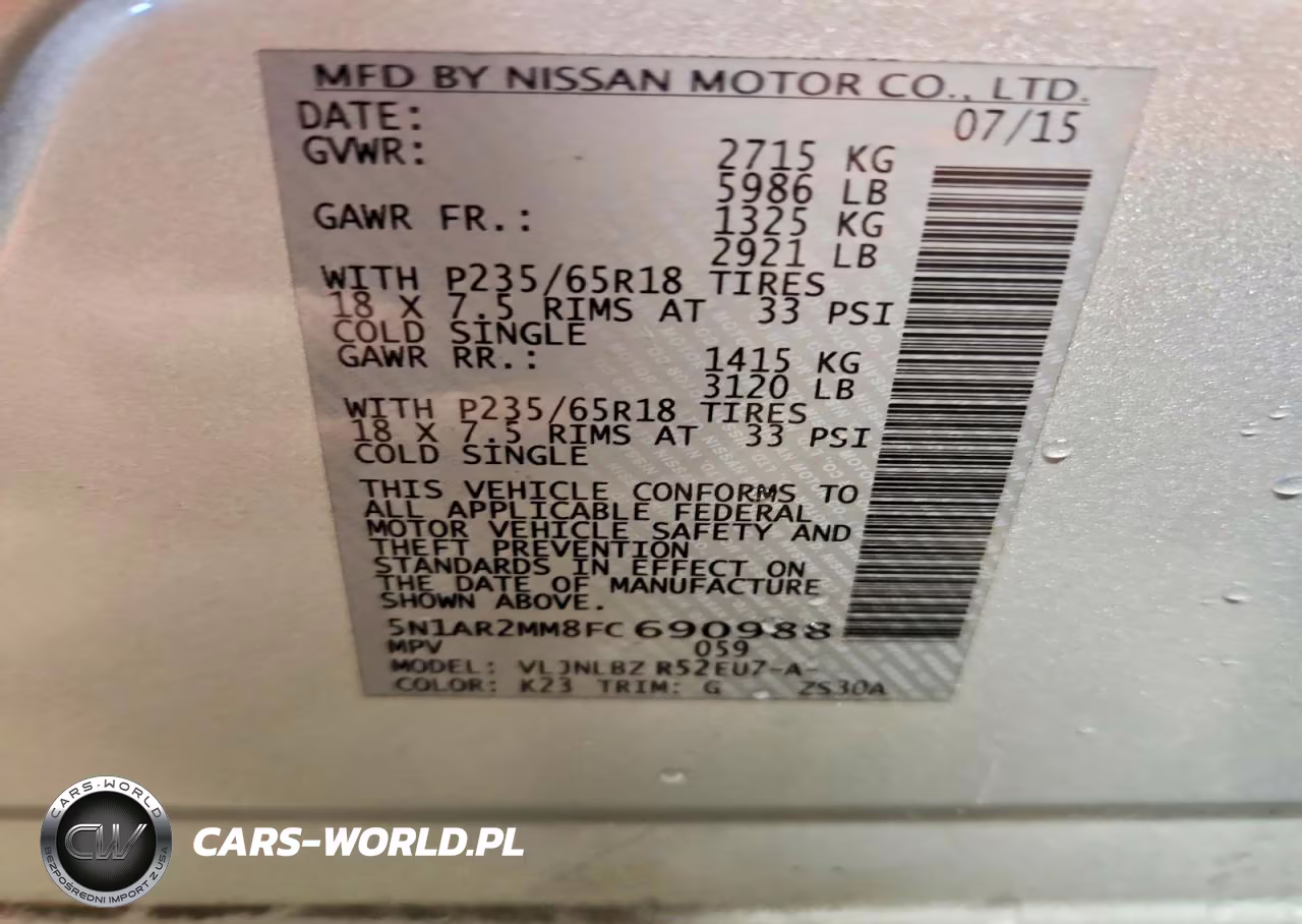 2015 Nissan Pathfinder S VIN:5N1AR2MM8FC690988 - 13