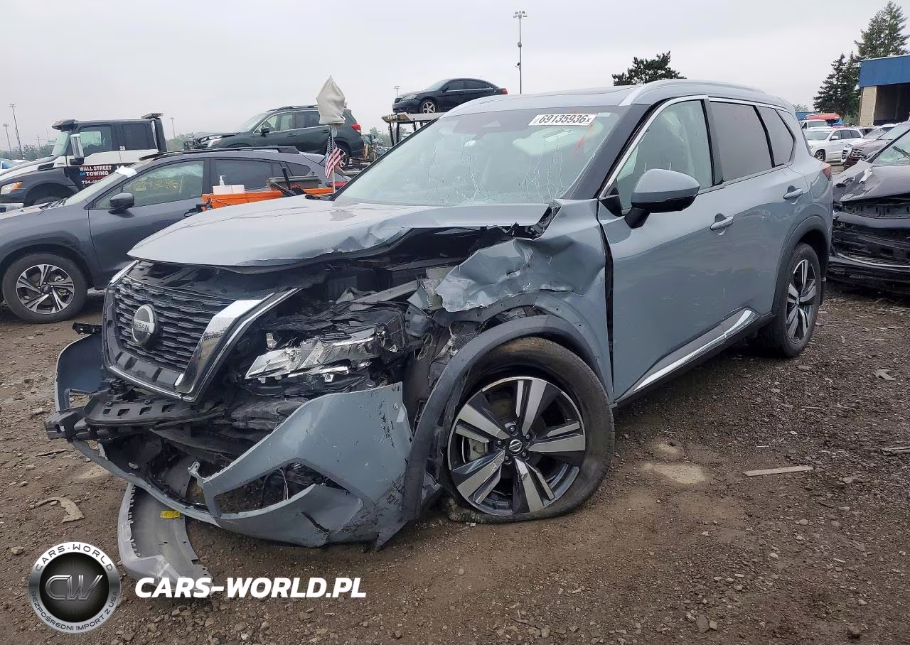 2021 Nissan Rogue Sl VIN:5N1AT3CB1MC802874 - 1