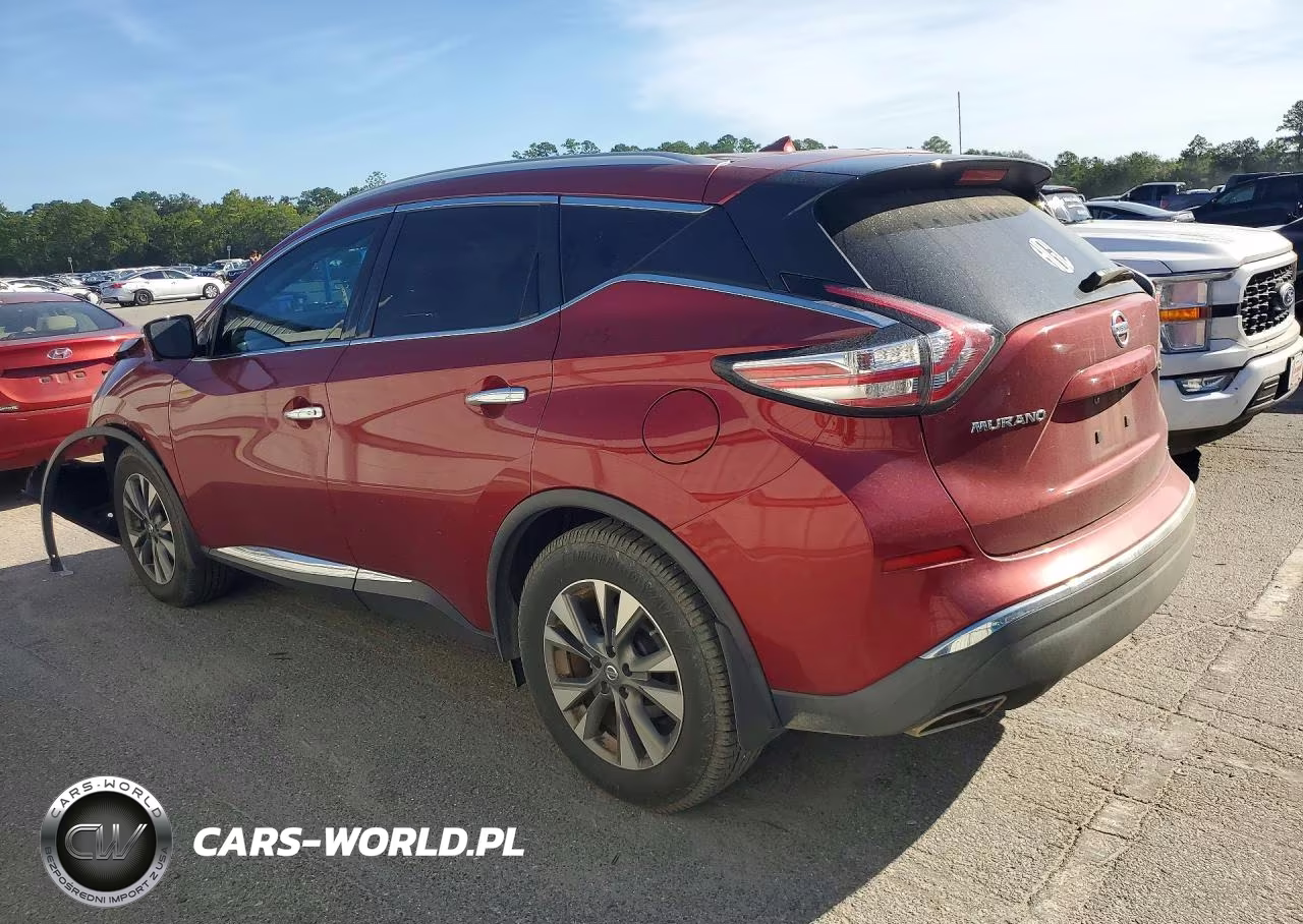 2015 Nissan Murano Sl VIN:5N1AZ2MGXFN272673 - 2