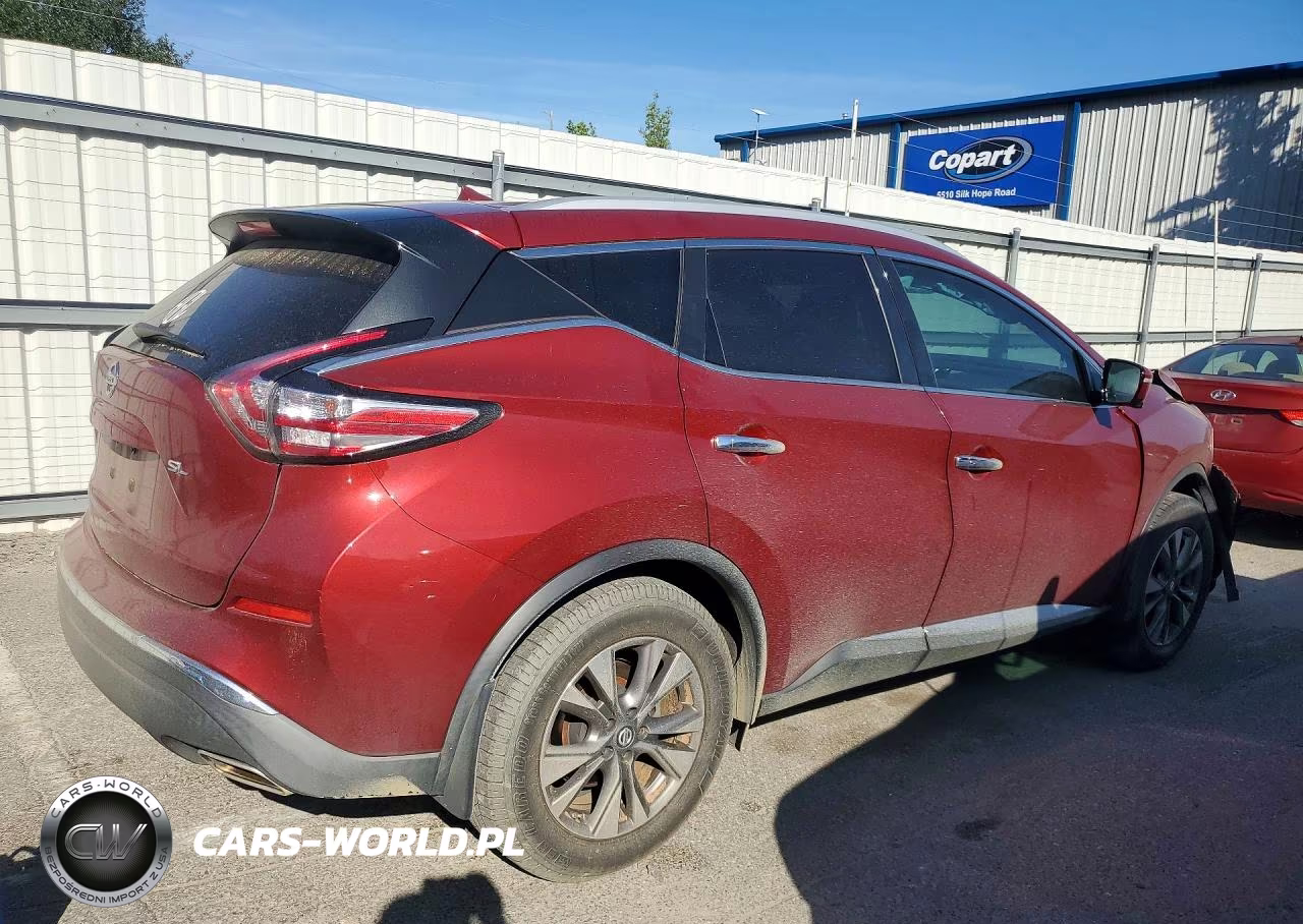 2015 Nissan Murano Sl VIN:5N1AZ2MGXFN272673 - 3