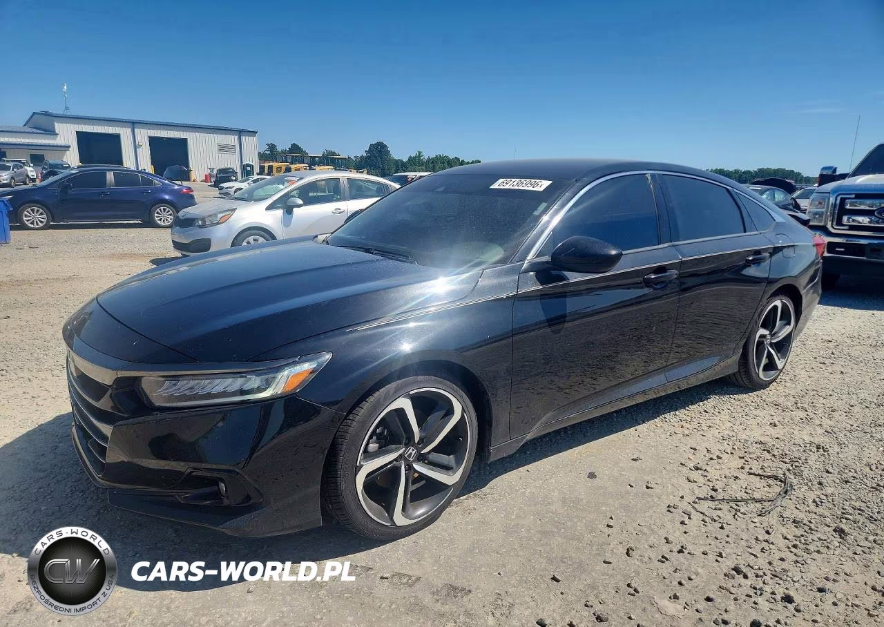 2021 Honda Accord Sport VIN:1HGCV1F37MA003405 - 1
