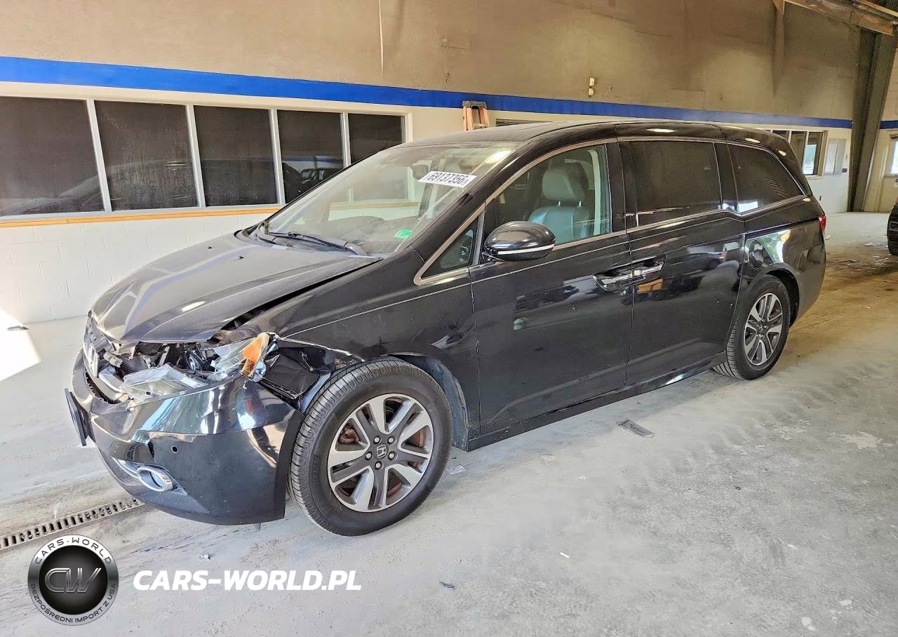 2015 Honda Odyssey Touring VIN:5FNRL5H9XFB043589 - 1