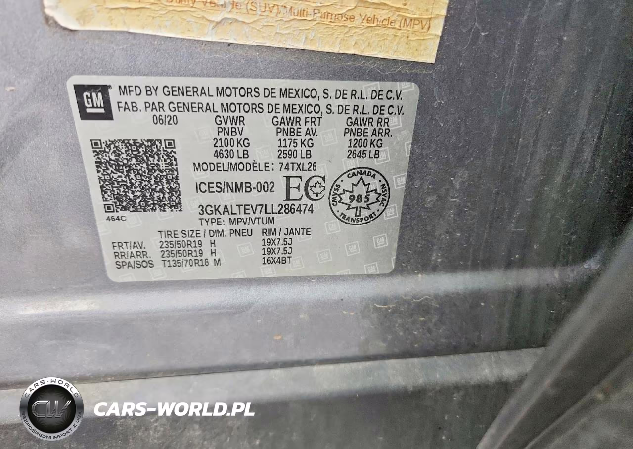 2020 GMC Terrain Sle VIN:3GKALTEV7LL286474 - 13