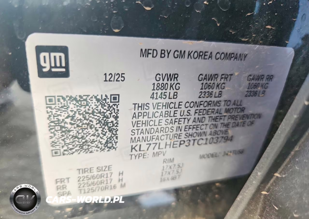 2026 Chevrolet Trax 1Lt VIN:KL77LHEP3TC103794 - 13