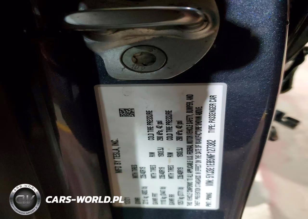 2022 Tesla Model 3 VIN:5YJ3E1EB5NF127382 - 12