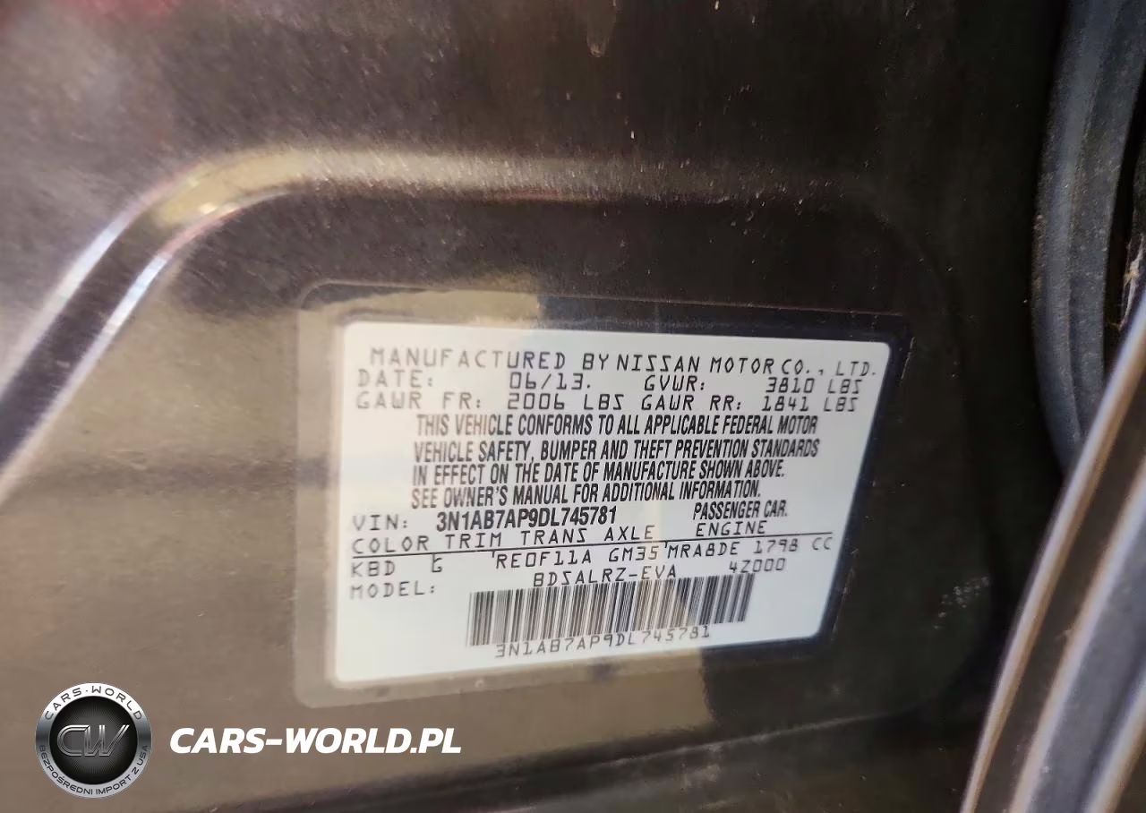 2013 Nissan Sentra S VIN:3N1AB7AP9DL745781 - 12