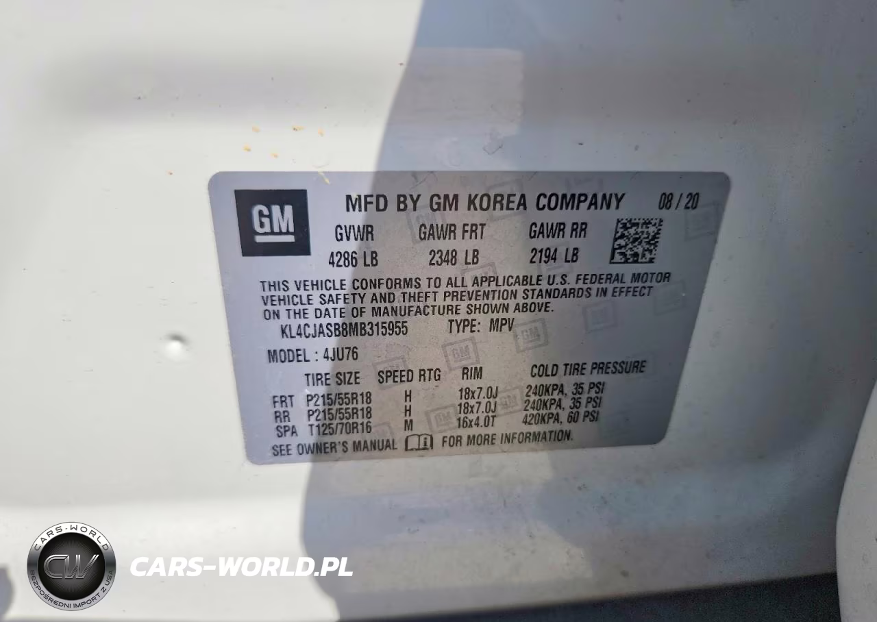 2021 Buick Century Custom VIN:KL4CJASB8MB315955 - 13
