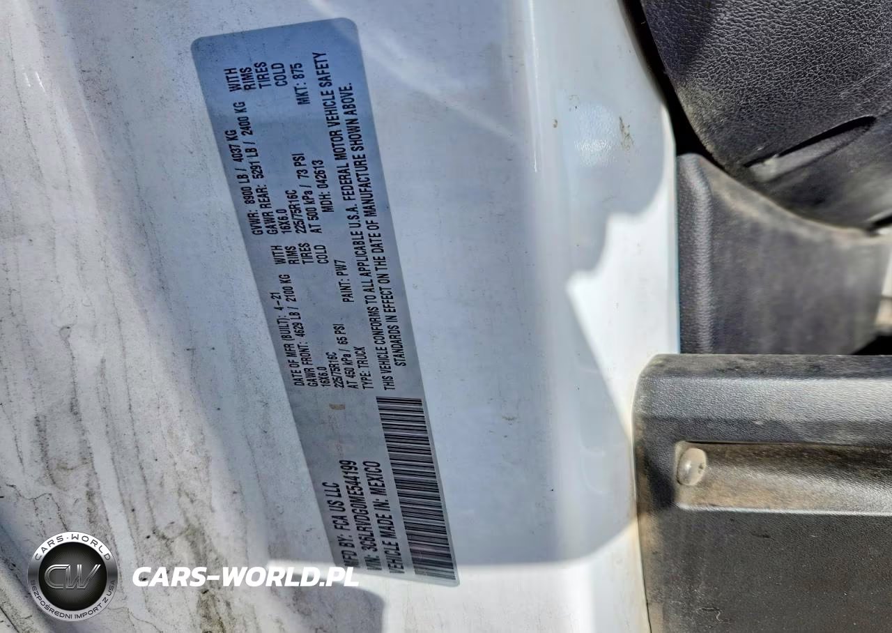 2021 Ram Promaster 2500 2500 High VIN:3C6LRVDG0ME544199 - 13