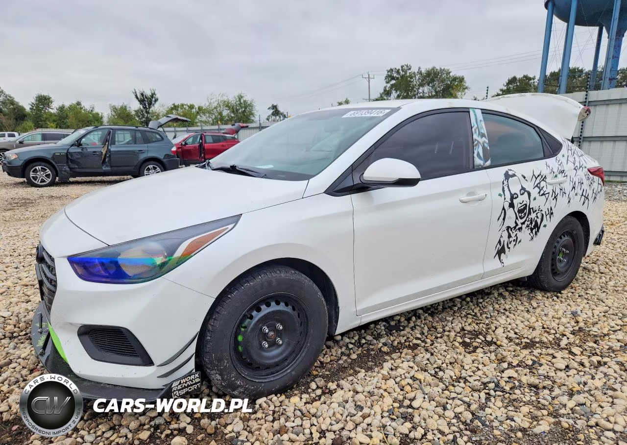 2020 Hyundai Accent Se VIN:3KPC24A61LE126591 - 1