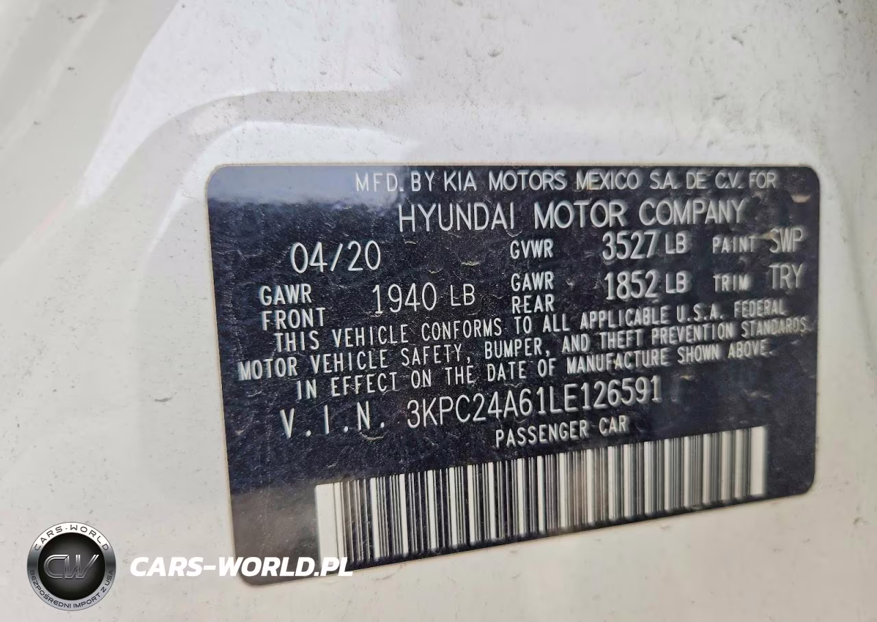 2020 Hyundai Accent Se VIN:3KPC24A61LE126591 - 12