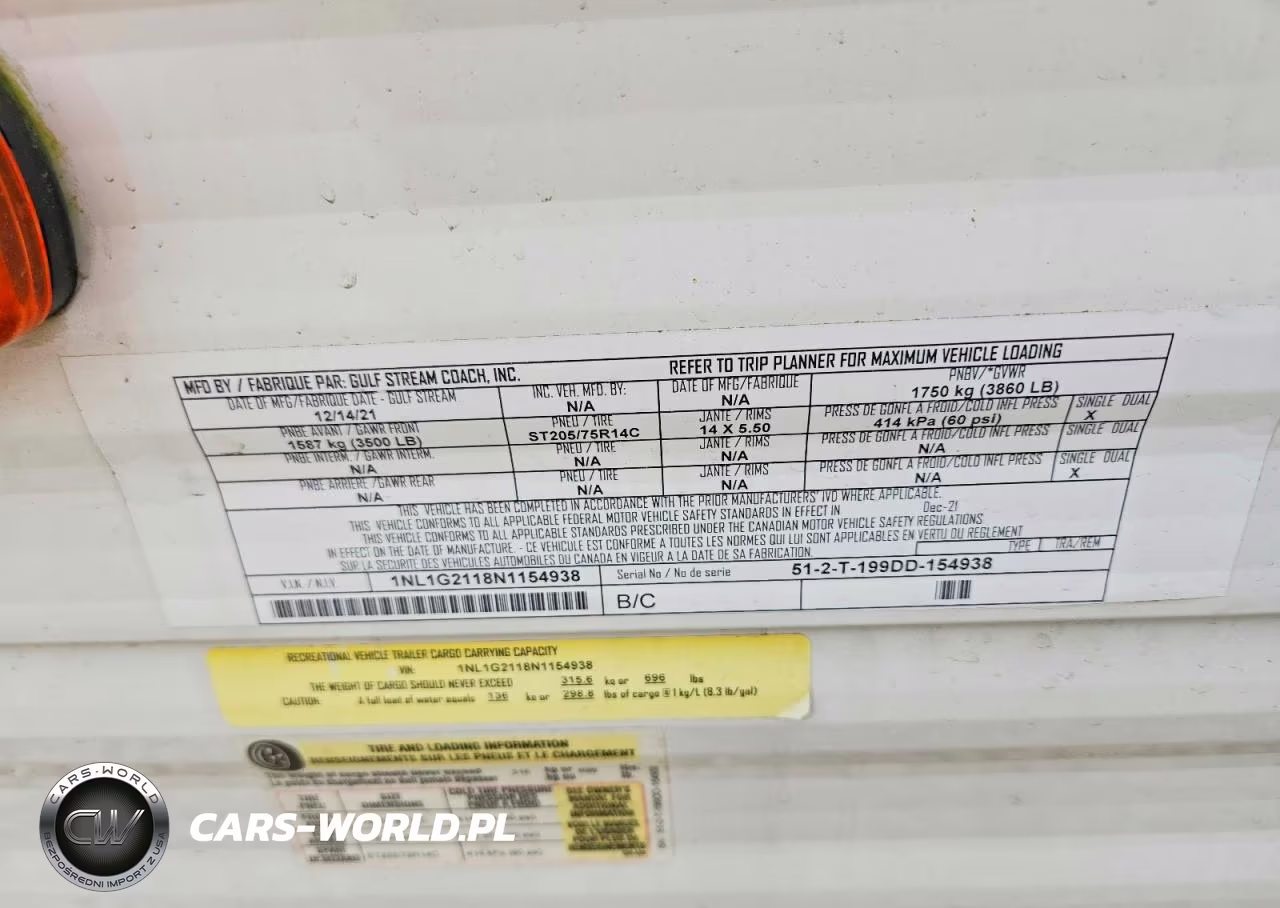 2022 Gulf Craft Inc. Amerilite VIN:1NL1G2118N1154938 - 10