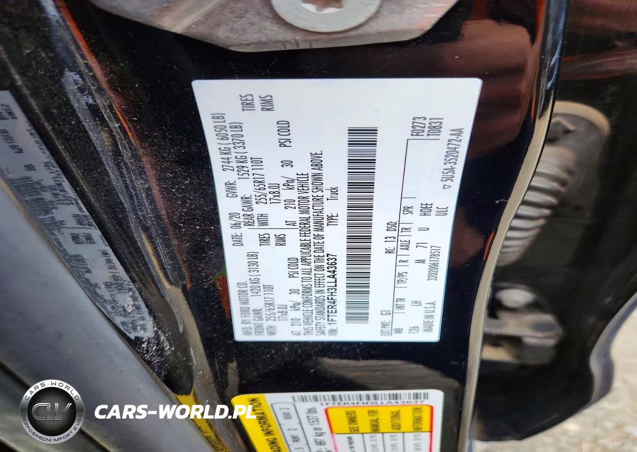 2020 Ford Ranger Xl VIN:1FTER4FH3LLA43637 - 12
