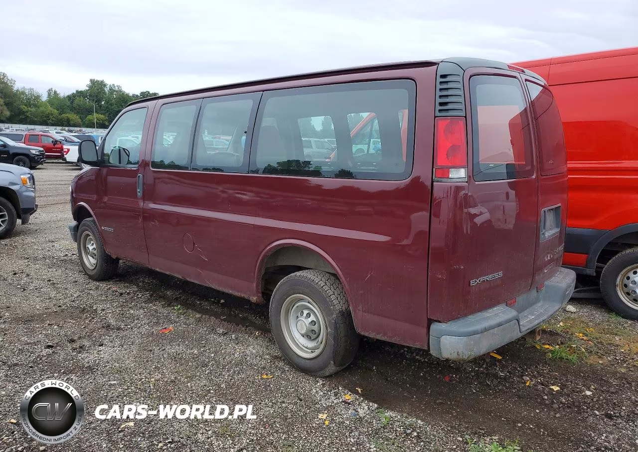 2002 Chevrolet Express G2500 VIN:1GCGG25R021156355 - 2