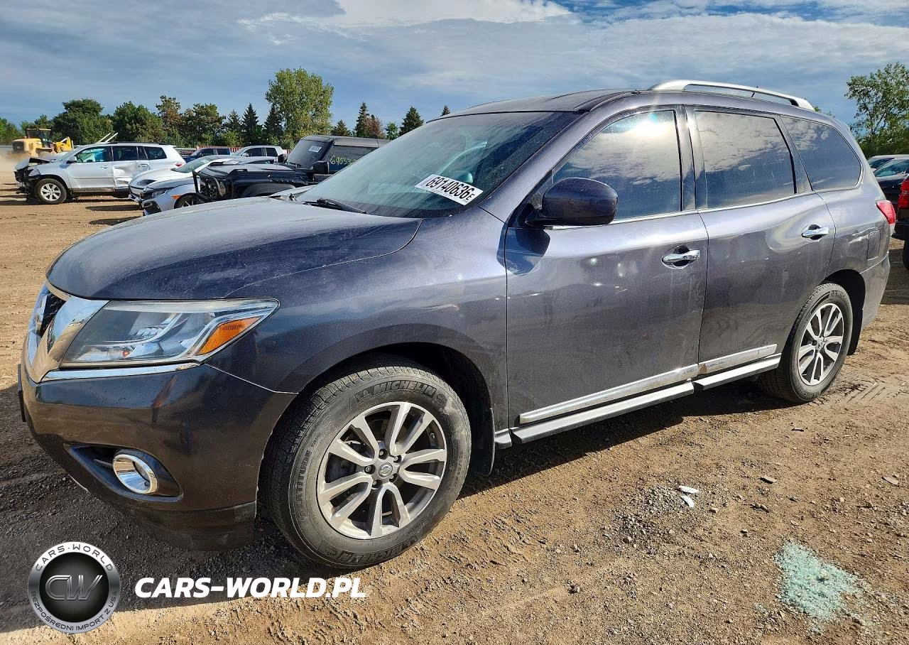 2014 Nissan Pathfinder Sl VIN:5N1AR2MMXEC707403 - 1