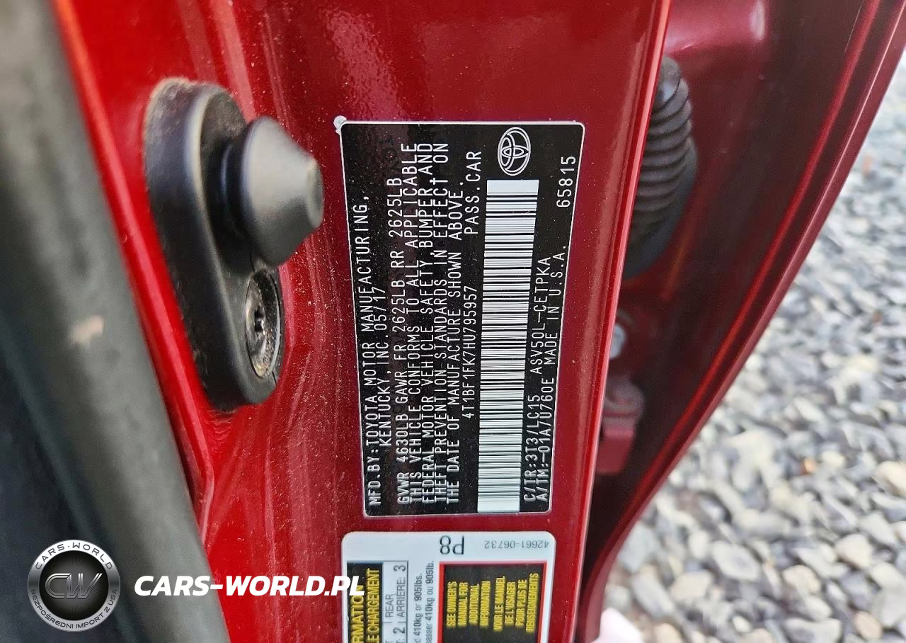 2017 Toyota Camry Xse VIN:4T1BF1FK7HU795957 - 13