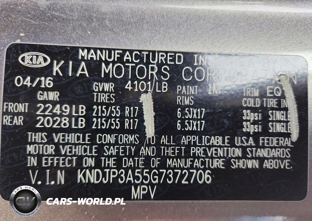 2016 Kia Soul + VIN:KNDJP3A55G7372706 - 13