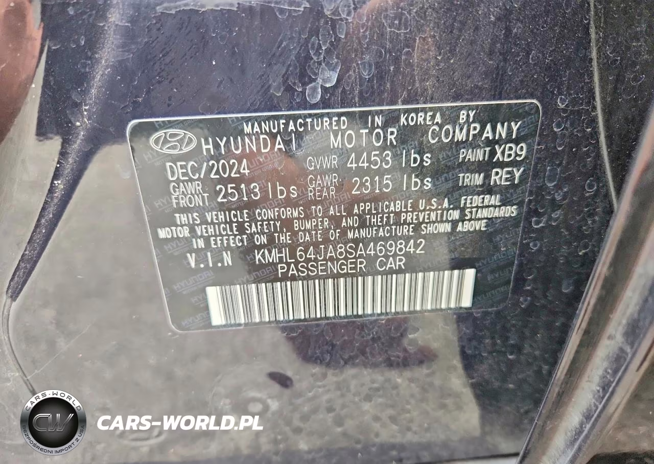 2025 Hyundai Sonata Sel VIN:KMHL64JA8SA469842 - 13