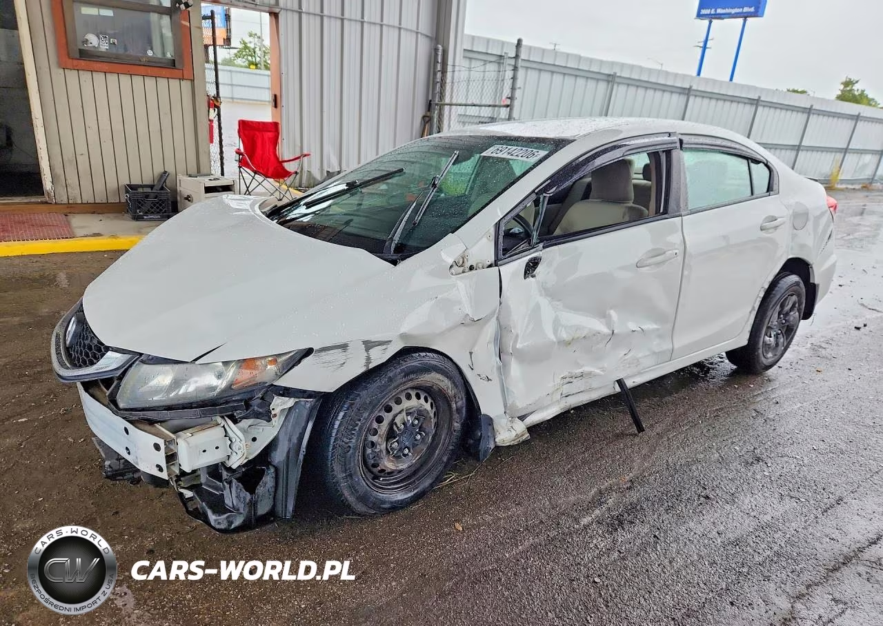 2015 Honda Civic Lx VIN:19XFB2F52FE111863 - 1