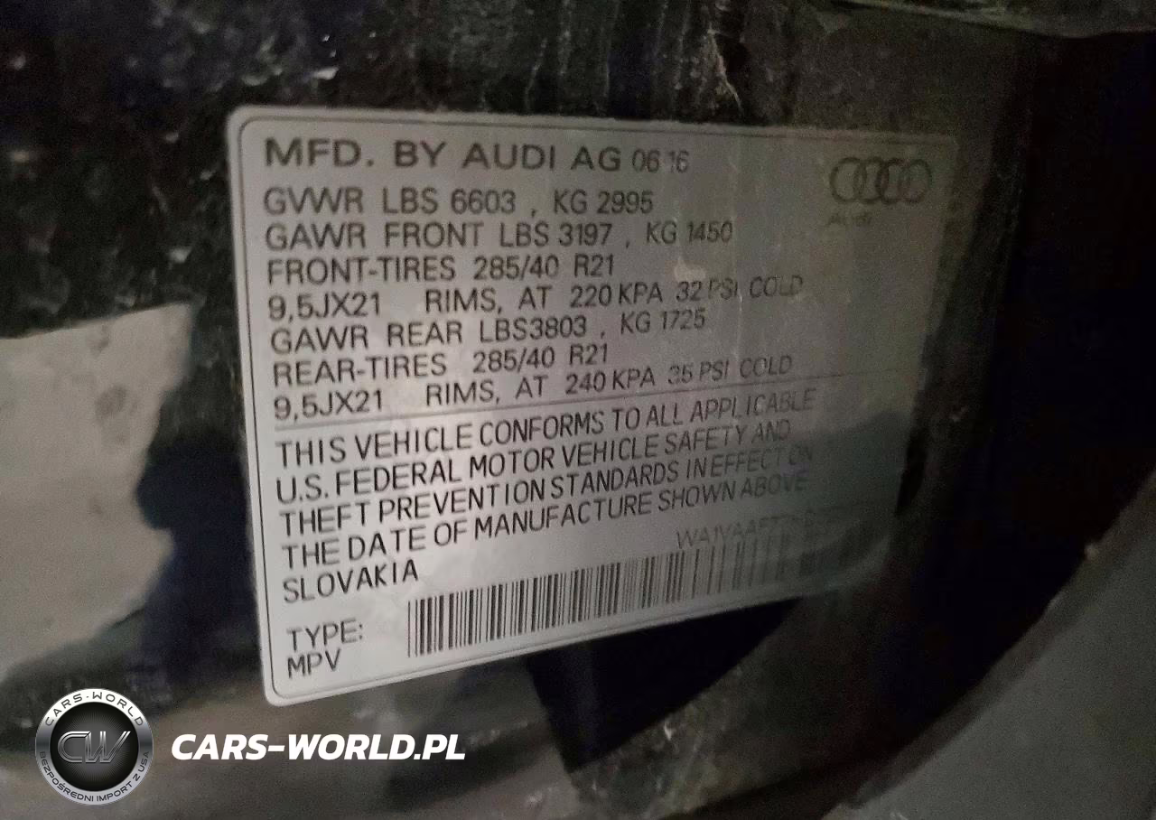 2017 Audi Q7 Prestige VIN:WA1VAAF77HD020757 - 13