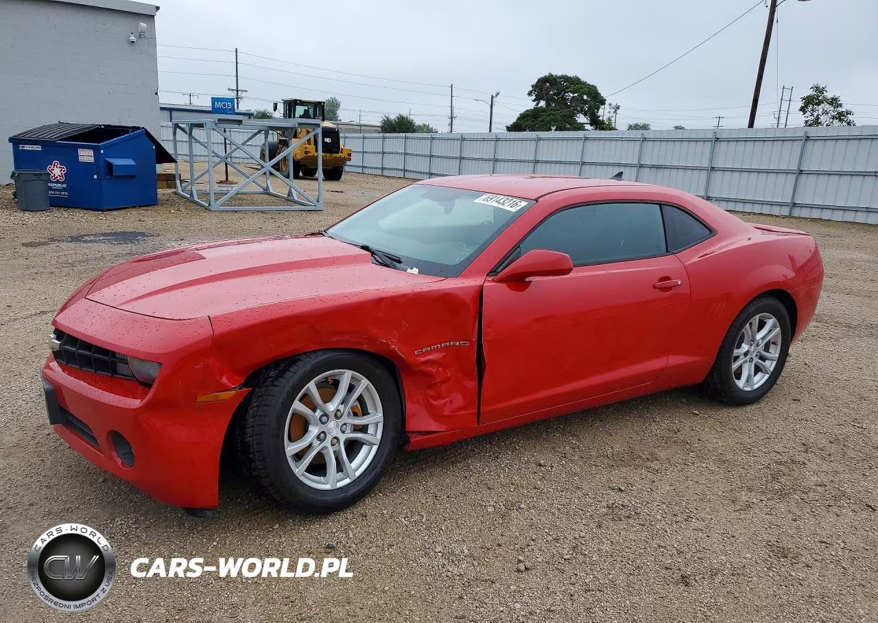 2013 Chevrolet Camaro Lt VIN:2G1FB1E39D9176644 - 1