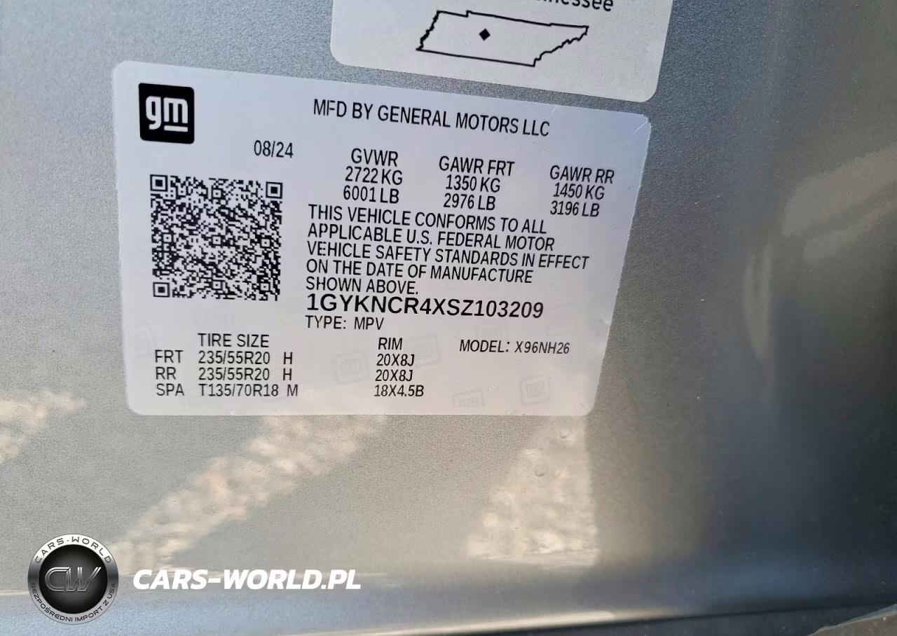 2025 Cadillac Xt5 Premium Luxury VIN:1GYKNCR4XSZ103209 - 12