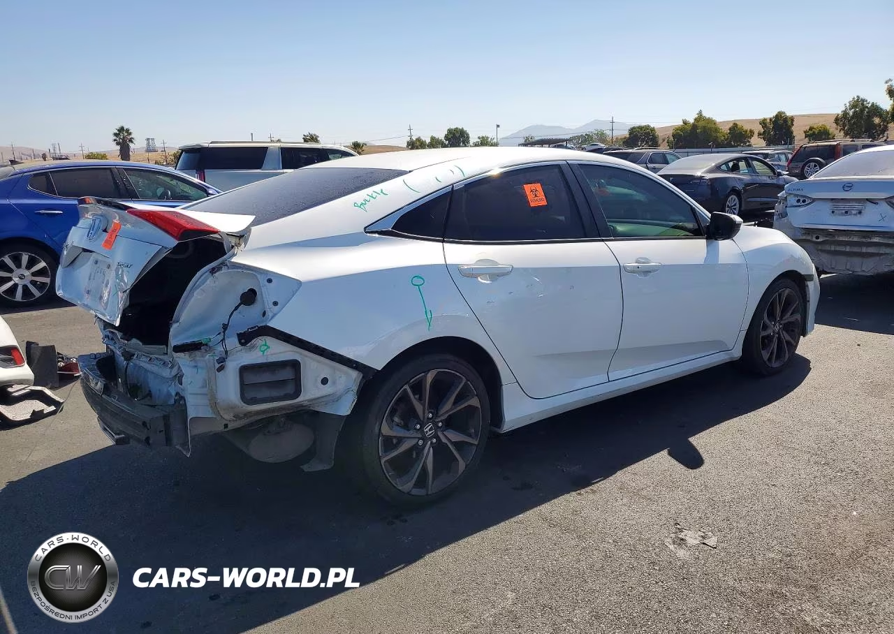 2020 Honda Civic Sport VIN:19XFC2F81LE202299 - 3