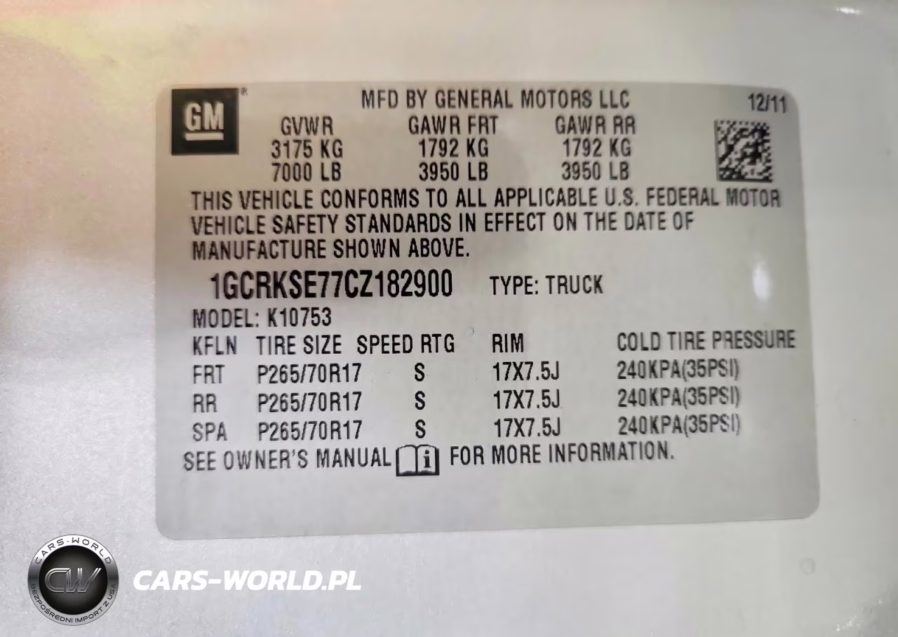 2012 Chevrolet Silverado K1500 Lt VIN:1GCRKSE77CZ182900 - 12
