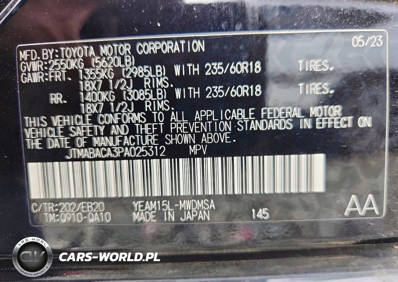 2023 Toyota Bz4X Xle VIN:JTMABACA3PA025312 - 13