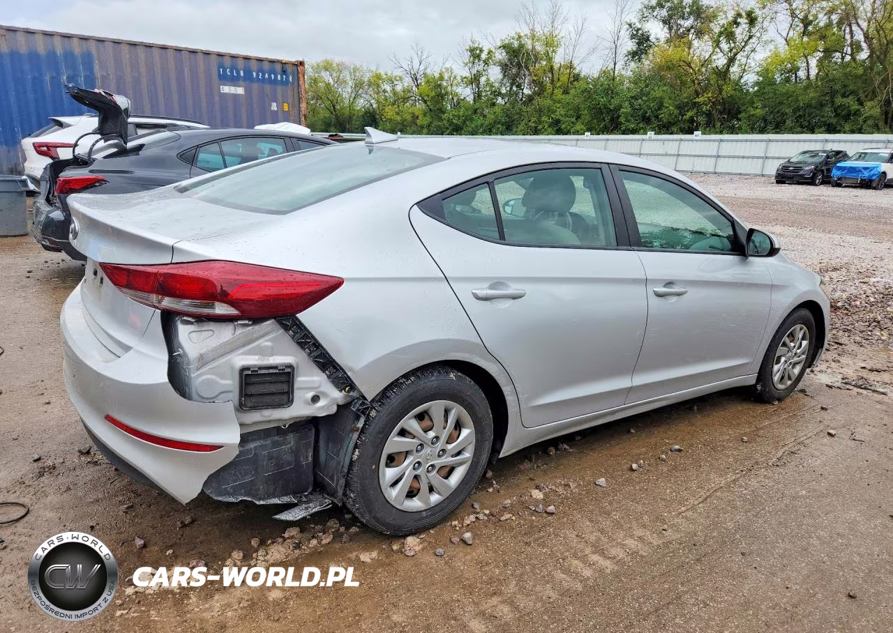 2017 Hyundai Elantra Se VIN:KMHD74LF6HU112869 - 3