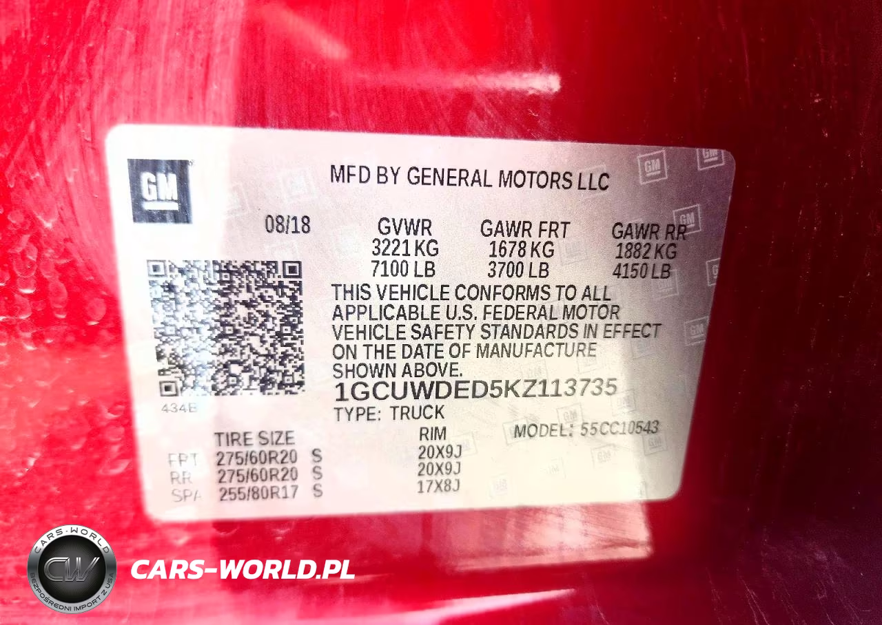 2019 Chevrolet Silverado C1500 Rst VIN:1GCUWDED5KZ113735 - 13