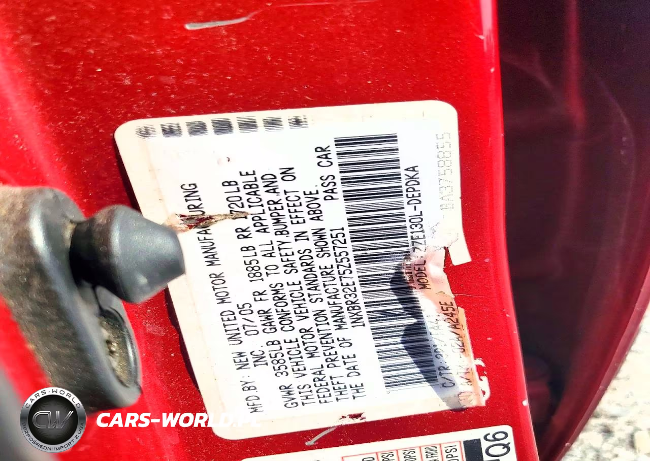 2005 Toyota Corolla Ce VIN:1NXBR32E75Z557251 - 12