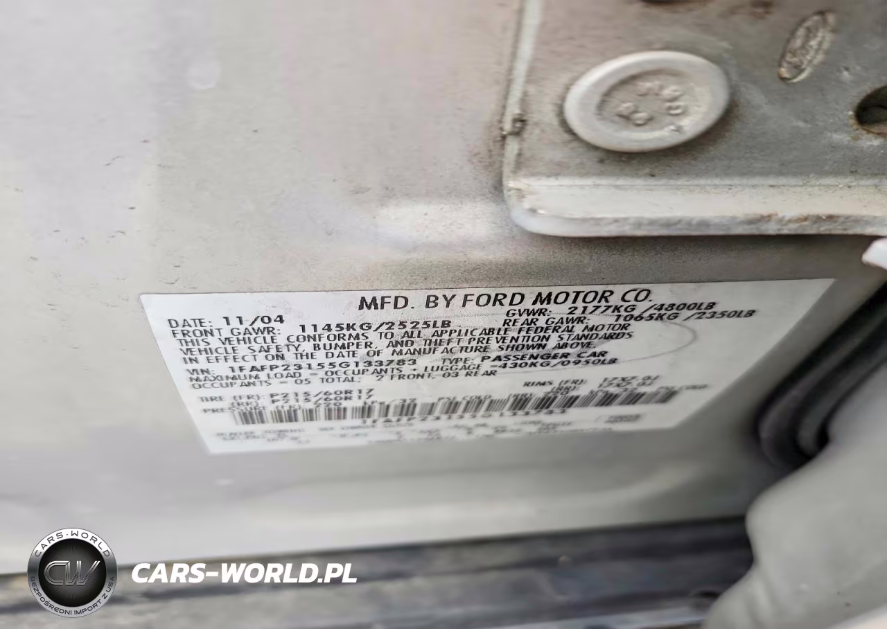 2005 Ford Five Hundred Se VIN:1FAFP23155G133783 - 12