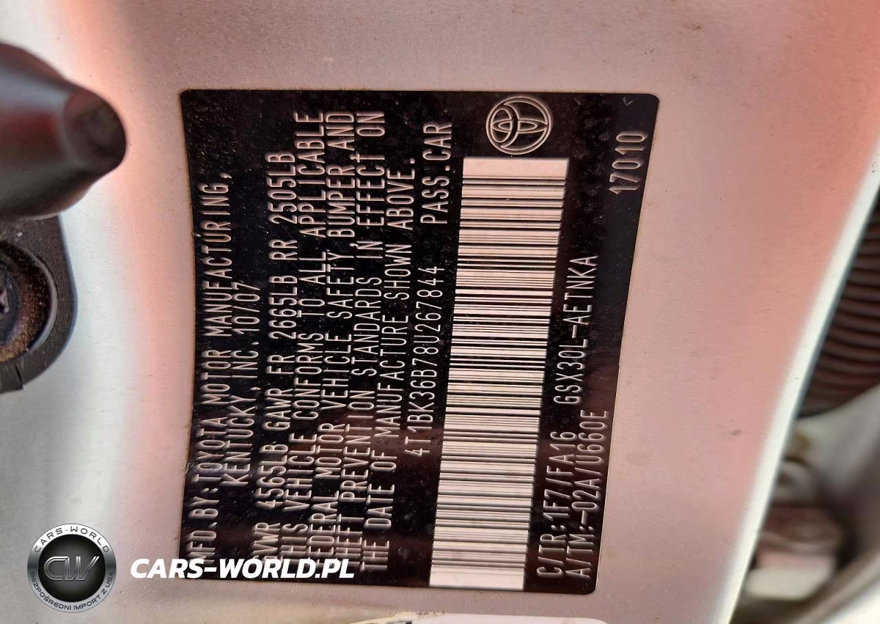 2008 Toyota Avalon Xl VIN:4T1BK36B78U267844 - 12