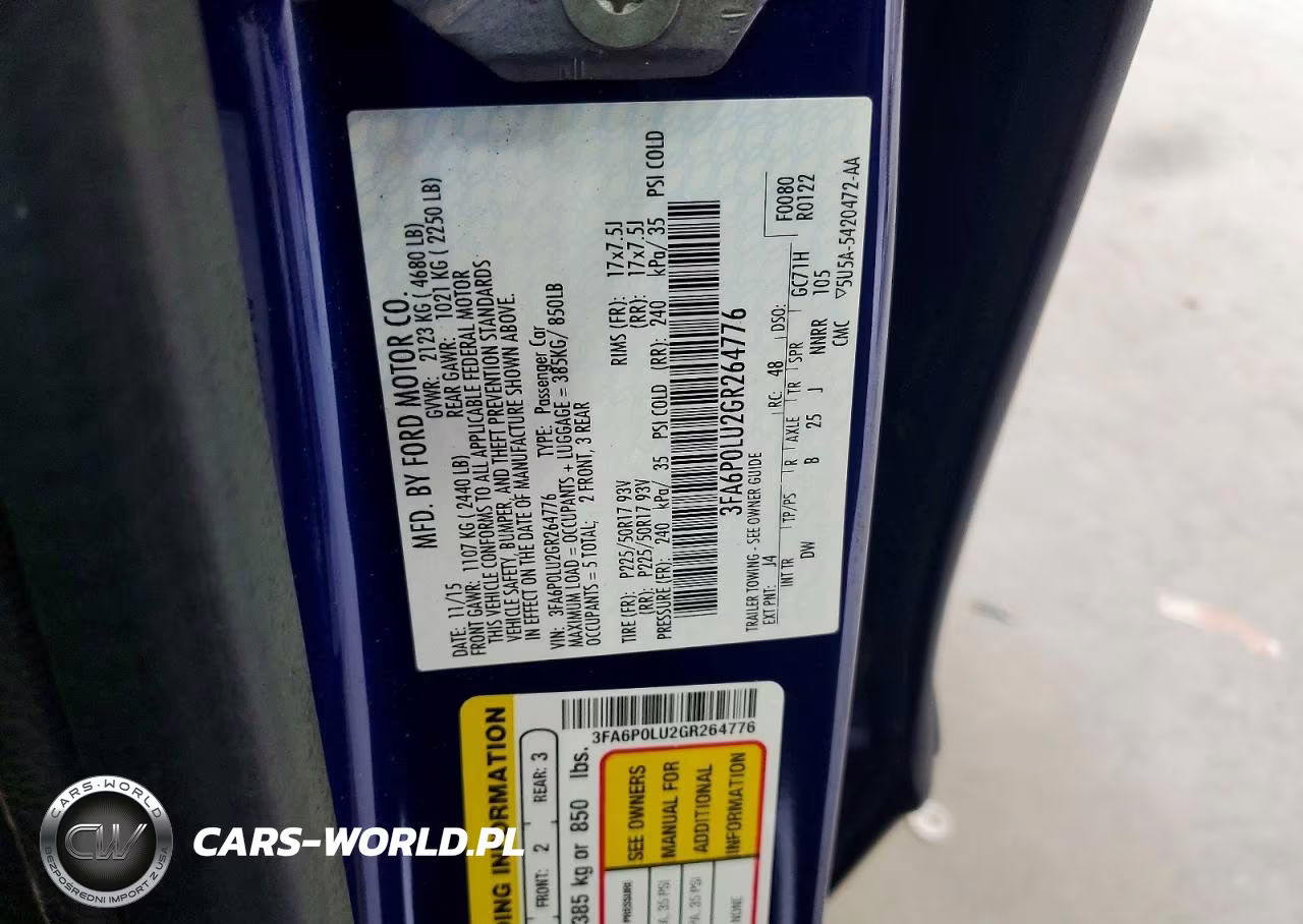 2016 Ford Fusion Se Hybrid VIN:3FA6P0LU2GR264776 - 13