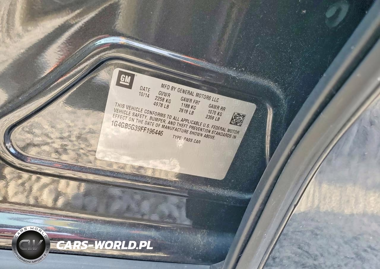 2015 Buick Lacrosse VIN:1G4GB5G39FF196446 - 12