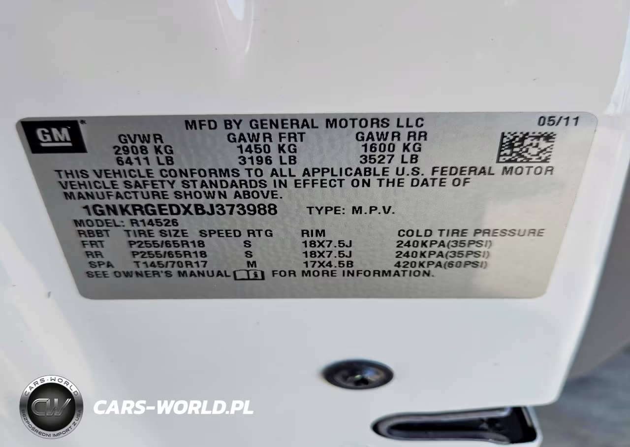 2011 Chevrolet Traverse Lt VIN:1GNKRGEDXBJ373988 - 12